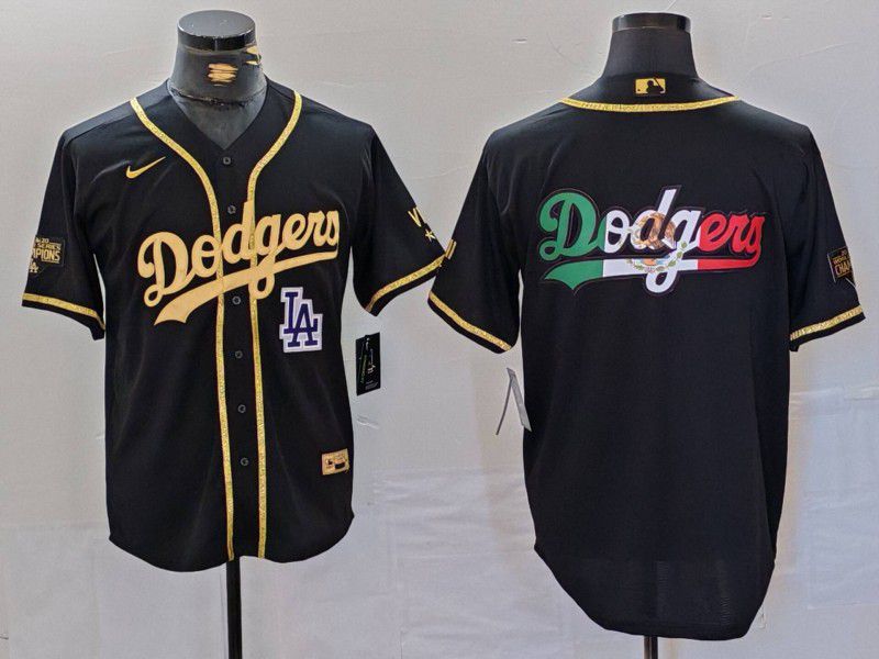 Men Los Angeles Dodgers Blank Black gold Fashion Nike Game MLB Jersey style 7065->los angeles dodgers->MLB Jersey